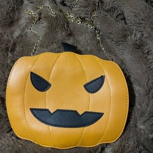 Pumpkin Face Crossbody Bag